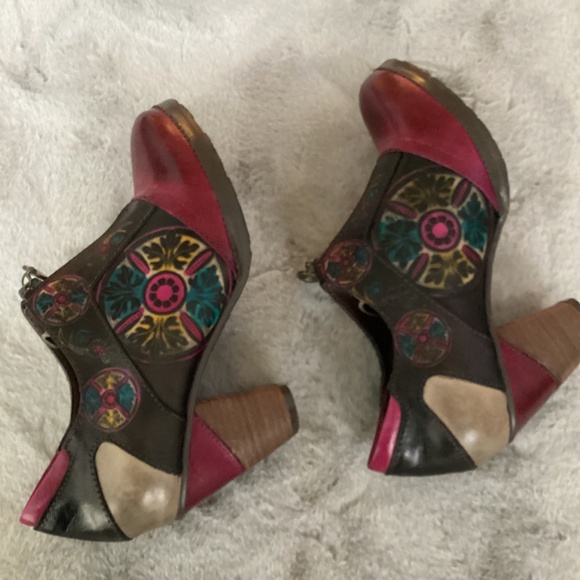 NWOT size 36 L’Artiste leather multicolour shoes - Picture 3 of 6